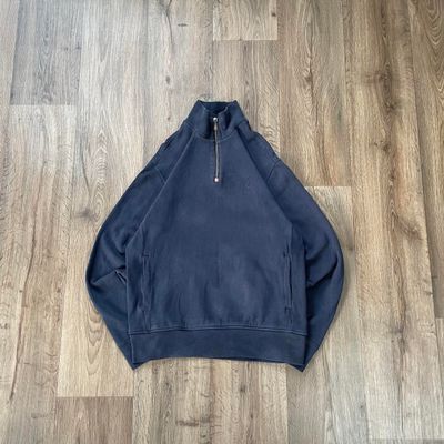 Polo Ralph Lauren Navy Blue 1/4 Zip with Navy Logo